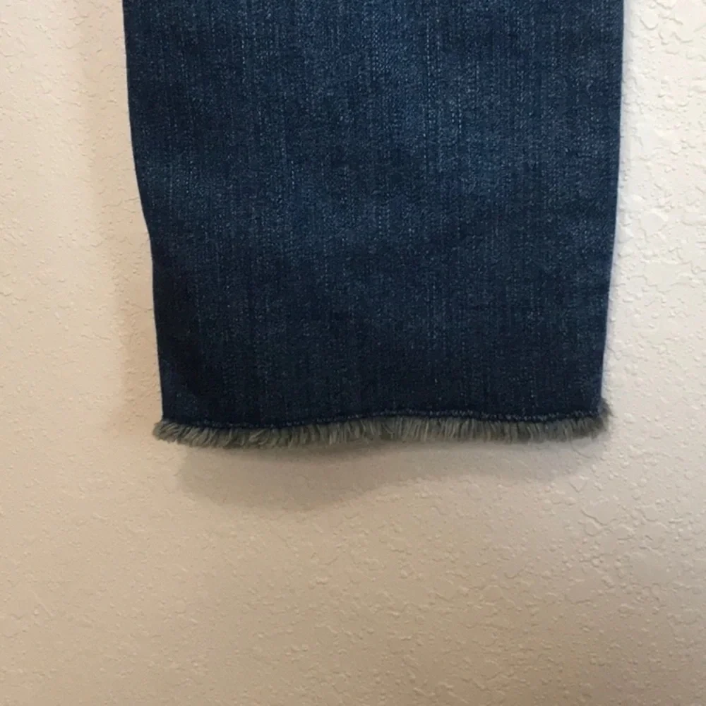 TWELVE BY ONTWELFTH Distressed‎ Denim 5-pocket Raw Hem Jeans Size 27
